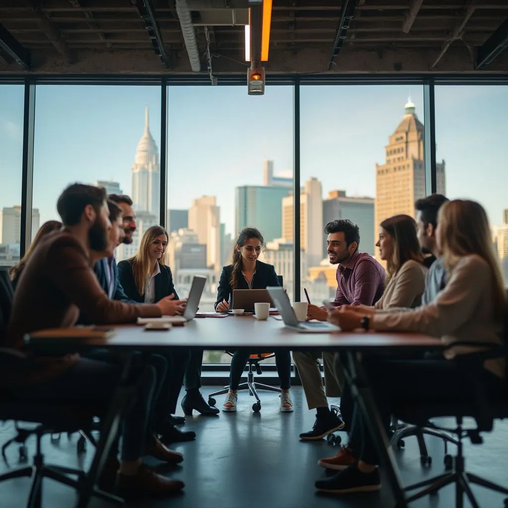 Equipo de FinanzasArg en una reunión estratégica en Buenos Aires